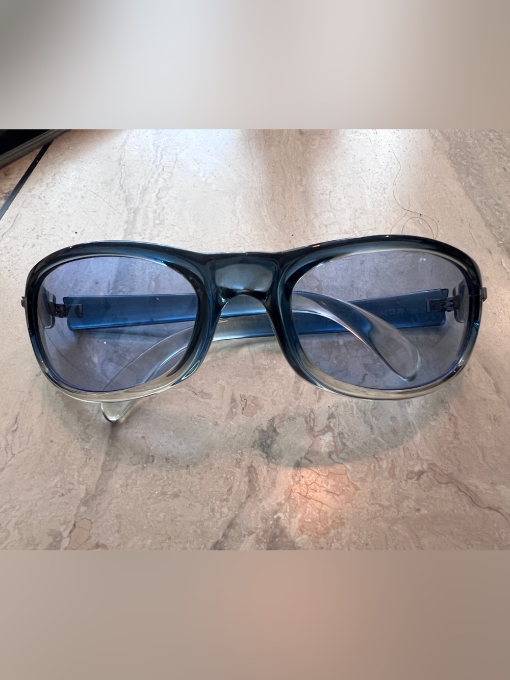 90s Dolce & Gabbana 2045335 Azure Blue Sunglasses